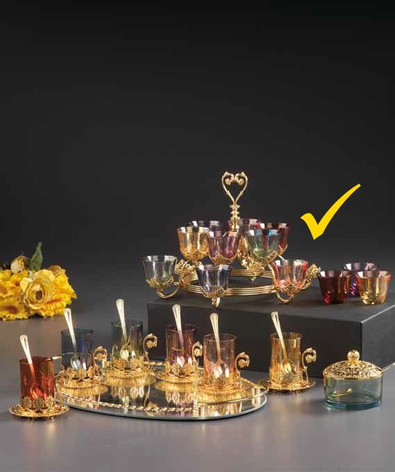 vasos de lujo para café y té