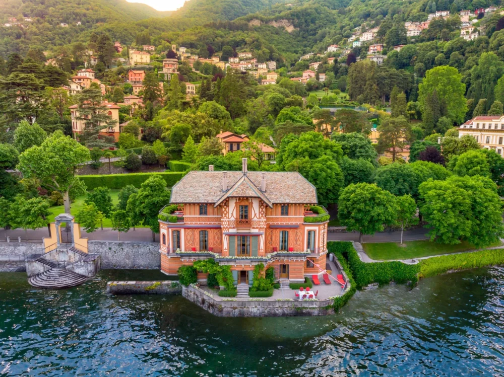 Villas junto al lago de Como Guía