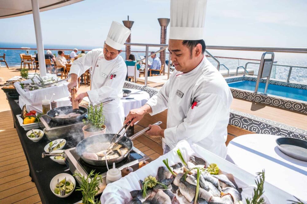 Cocina en un Crucero